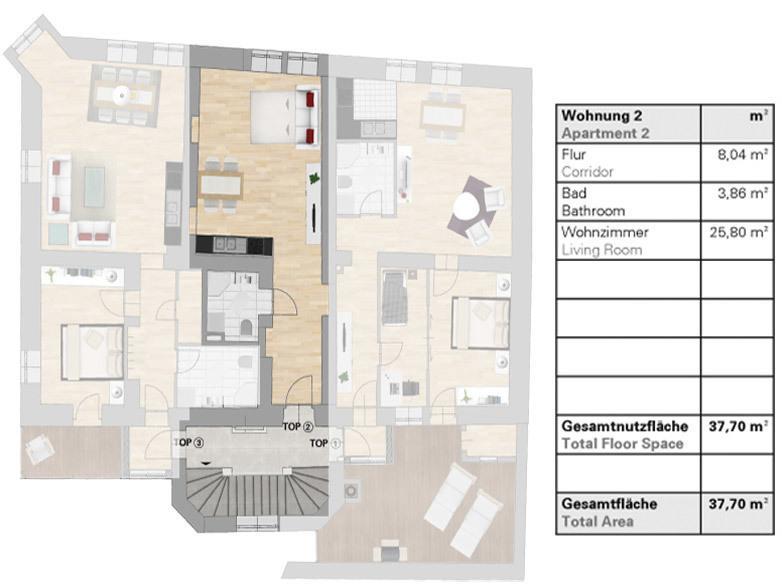 Apartment Zeller Lake & City Centre ツェル アム ゼー 部屋 写真